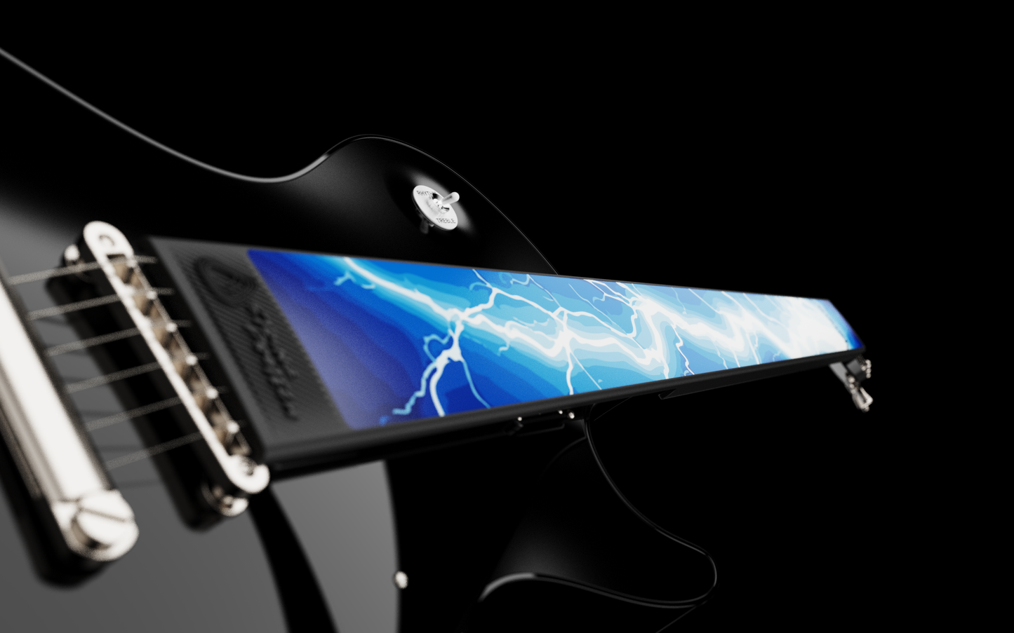 Guitar String Protection Case with Custom Vinyl Sticker